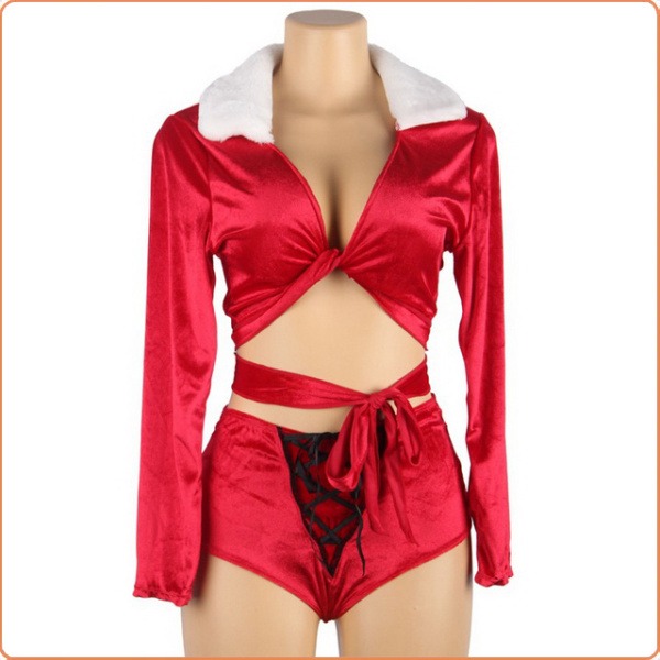 CHRISTMAS LUST SET AUS SATIN – Bild 5