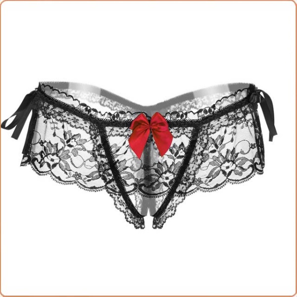 STRING OUVERT AUS SPITZE