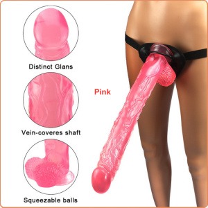 STRAP-ON MIT DILDO 42CM