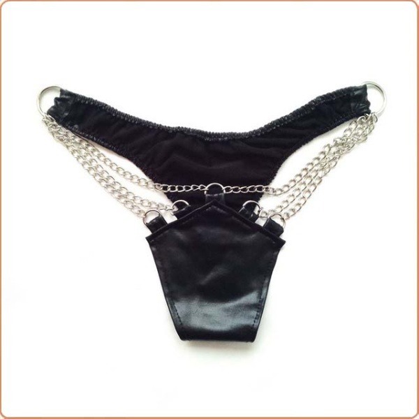 TANGA MIT KETTEN IM MATT LOOK – Bild 2