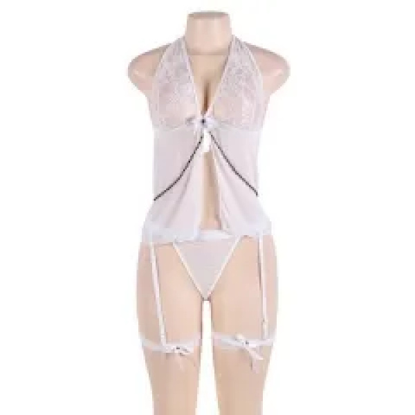 BABYDOLL SPITZE WEISS – Bild 3