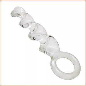 ANALSTAB „BIG HEARTS“, 12 CM, MIT WELLENSTRUCKTUR