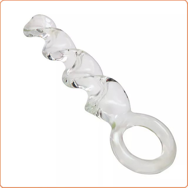 ANALSTAB „BIG HEARTS“, 12 CM, MIT WELLENSTRUCKTUR
