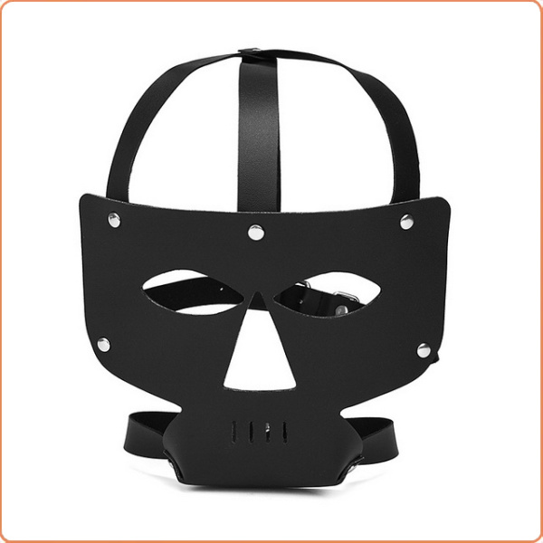 LEDER MASKE HARNESS MIT AUGEN- UND NASEÖFFNUNG – Bild 2