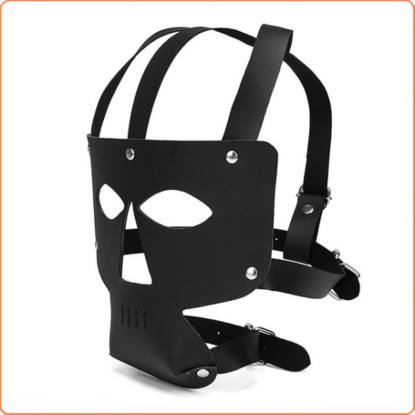 LEDER MASKE HARNESS MIT AUGEN- UND NASEÖFFNUNG – Bild 5