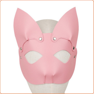 FUCHS MASKE MIT OHREN ROSA