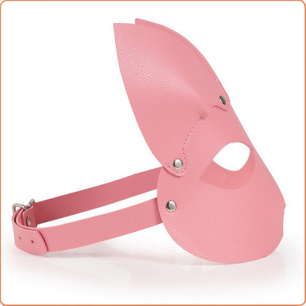 FUCHS MASKE MIT OHREN ROSA – Bild 5