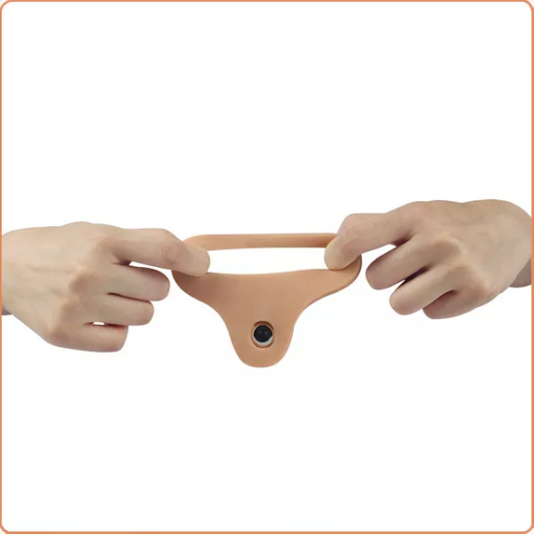 THE ULTRA SOFT DOUBLE DUDE MIT VIBRATOR, 17,8 CM – Bild 2