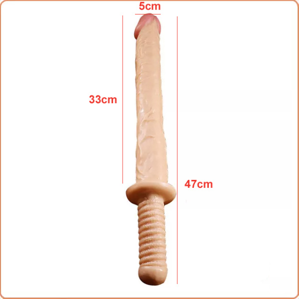 NATURDILDO MIT HANDLE – Bild 2