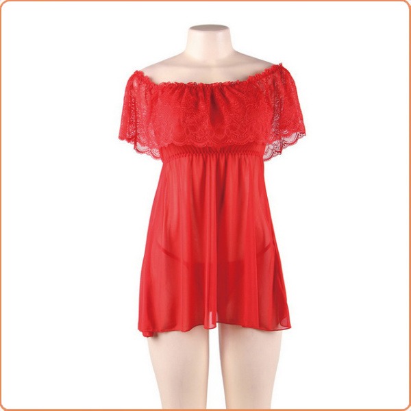 TRÄGERLOSES KLEID ROT-QUEENSIZE – Bild 2