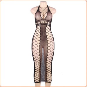 ONE-PIECE STOCKINGS MIT CUT OUTS