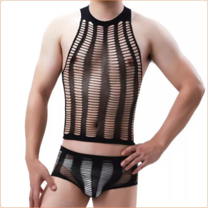 TOP PLUS JOCK AUS ELASTISCHEM NETZ
