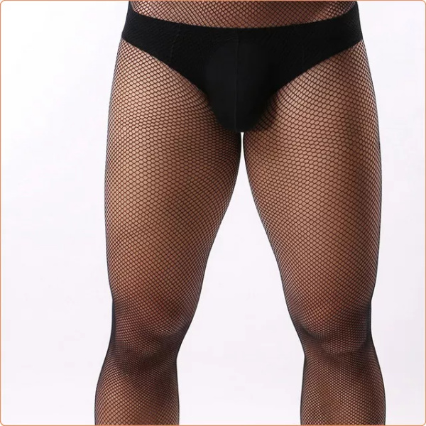SEXY HERREN CATSUIT MIT SPITZE – Bild 3