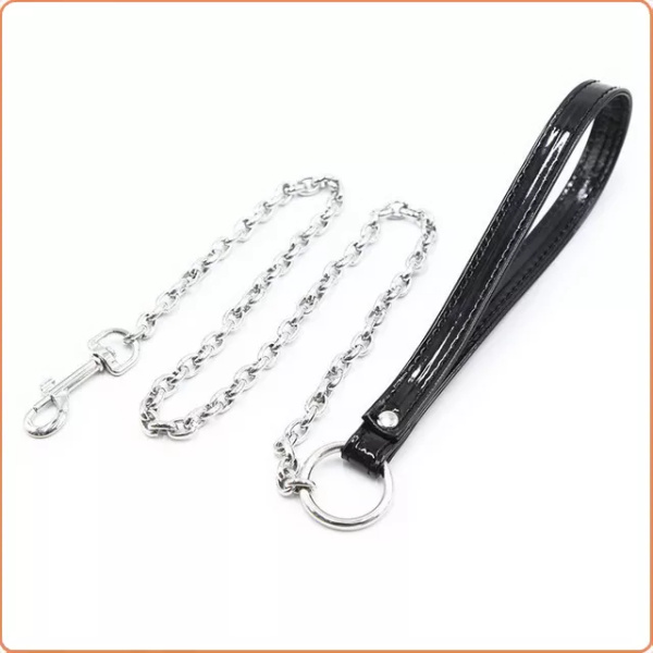 GEPOLSTERTES HALSBAND UND KETTEN – Bild 3