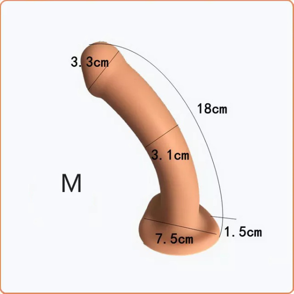 SAUGNAPF-DILDO AUS SILIKON – Bild 2
