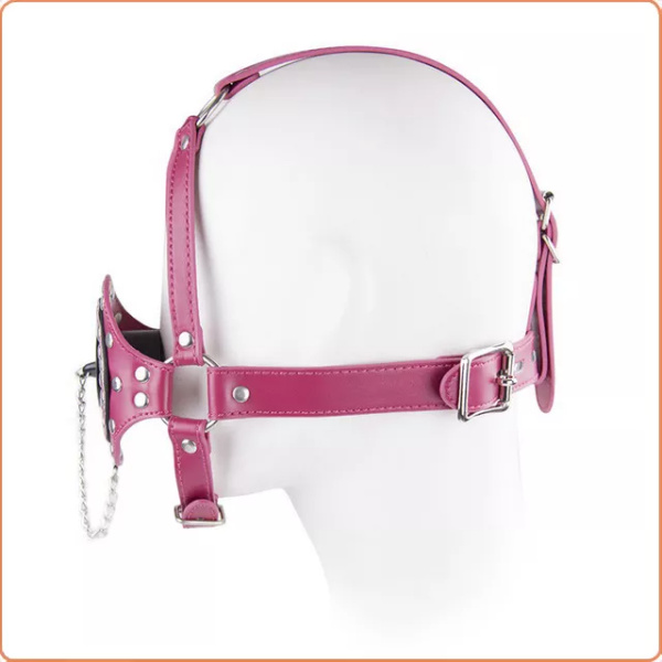 LEDER-MAULKORB MIT STÖPSEL – Bild 2