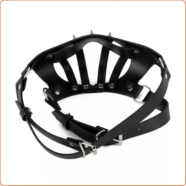 LEDER-MAULKORB MIT NIETEN – Bild 4