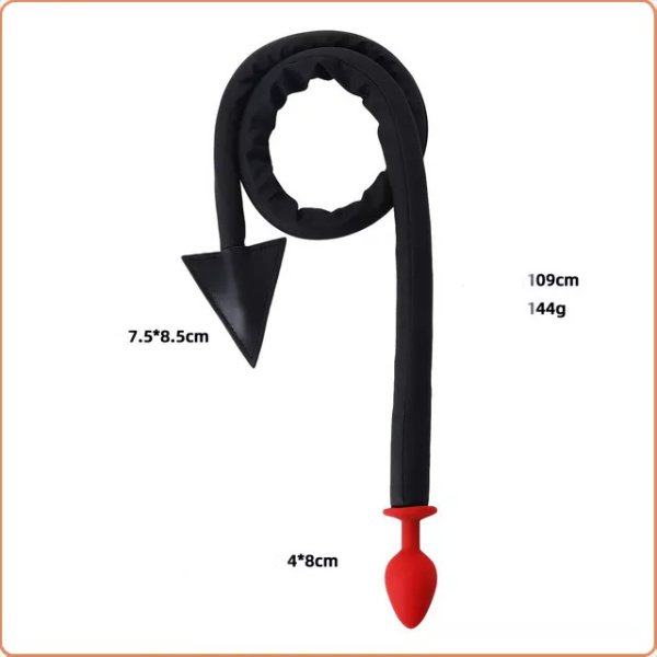 BUTTPLUG WITH BLACK TAIL – Bild 2