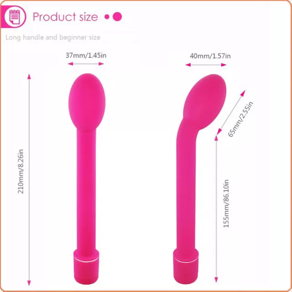 G-PUNKT-VIBRATOR AUS SILIKON ROSA – Bild 2