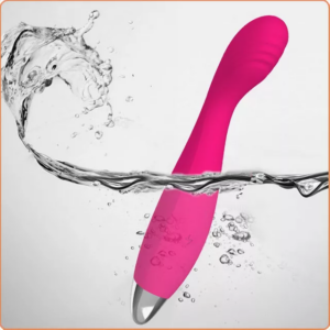 G-SPOT-VIBRATOR AUS SILIKON ROSA