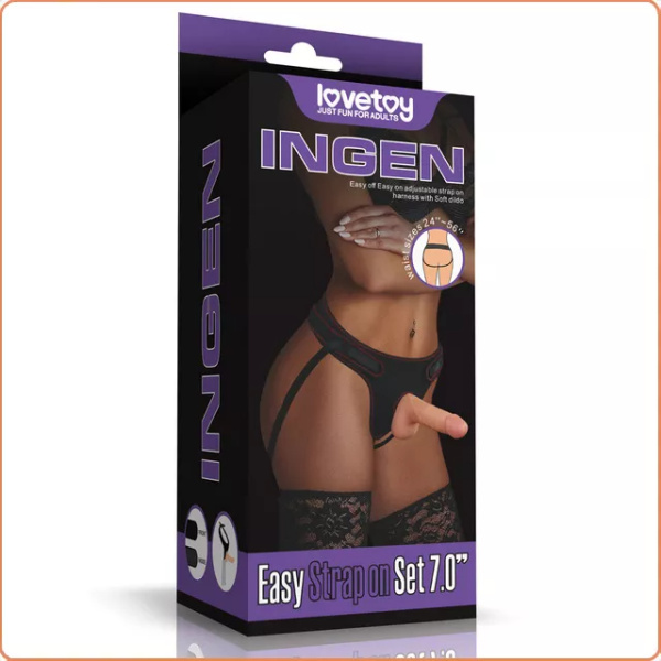 STRAP-ON MIT DILDO 18CM – Bild 5
