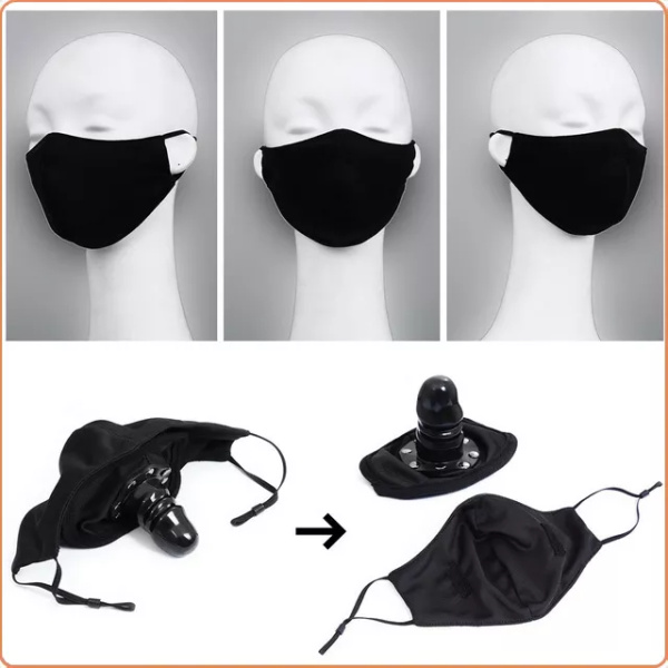 UNDER COVER KNEBEL-GESICHTSMASKE MIT DILDO