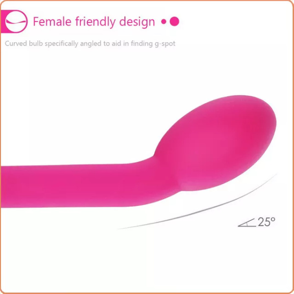 G-PUNKT-VIBRATOR AUS SILIKON ROSA – Bild 3