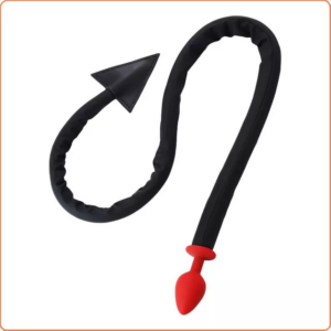 BUTTPLUG WITH BLACK TAIL