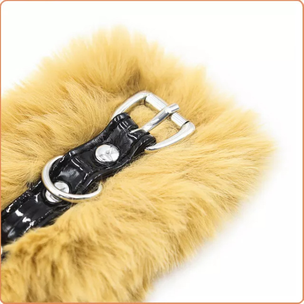 GEPOLSTERTES HALSBAND UND KETTEN – Bild 2