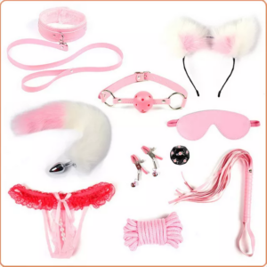 BONDAGE SETS PINK 10 TEILE