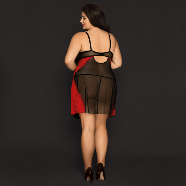 ROMANTISCHES SPITZEN-BABYDOLL-QUEENSIZE – Bild 2