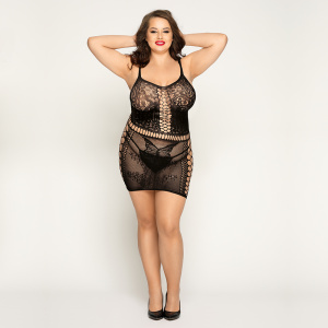 ROMANTISCHES SPITZEN-BABYDOLL-QUEENSIZE