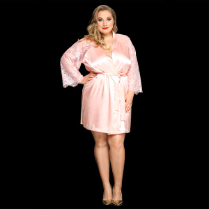 SATIN ROBE SET-QUEENSIZE