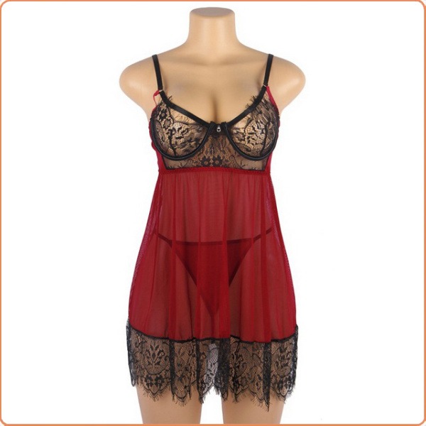 STRAPPY LACE BABYDOLL