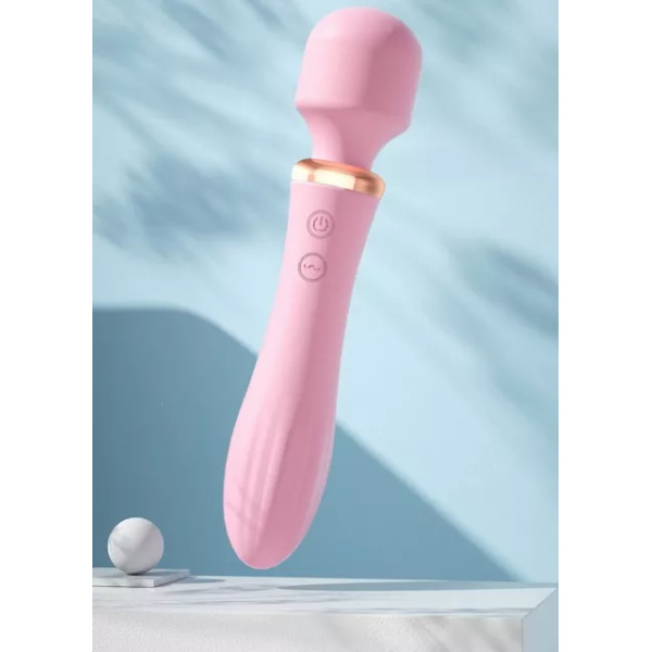 WIEDERAUFLAD­BARER POWER-WAND, PINK 20 CM