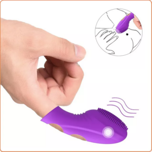 BULLET VIBRATOR MIT FINGERHÜLLE LILA