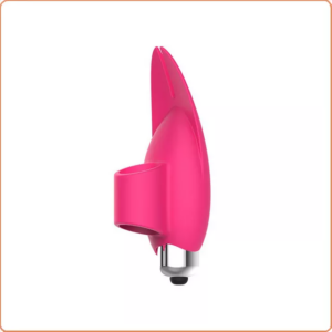 FINGERVIBRATOR AUS SILIKON ROSA