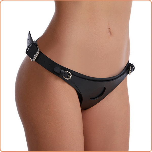 LEDER STRAP-ON-HARNESS